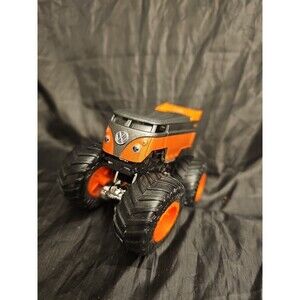 Hot Wheels Monster Truck Volkswagen Bus Drag bus Grey Orange Diecast